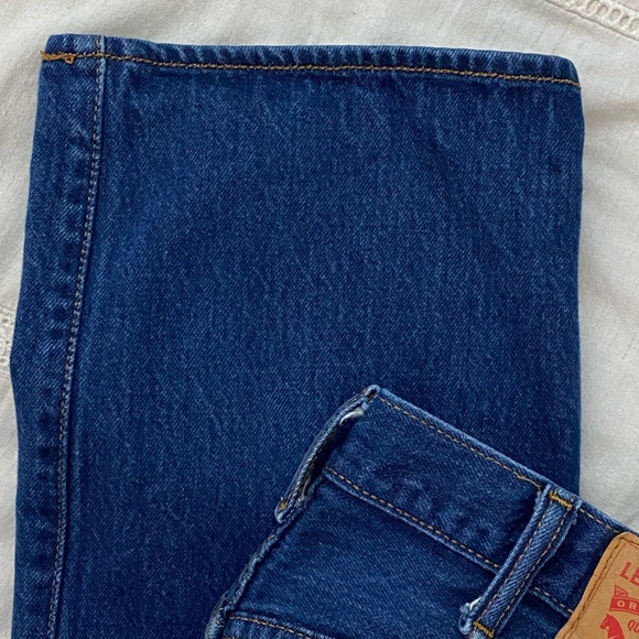 EUC RARE 501 BUTTON FLY V-STITCH DENIM JEANS - Picture 5 of 12